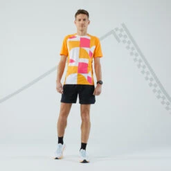Ademend Hardloop T-shirt Voor Heren Light 11 Ademend Hardloop T-shirt Voor Heren Light -Regatta Verkoop ademend hardloop t shirt voor heren light mango oranje 1