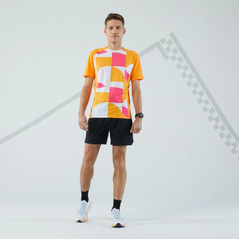 Ademend Hardloop T-shirt Voor Heren Light 2 Ademend Hardloop T-shirt Voor Heren Light - Afbeelding 2