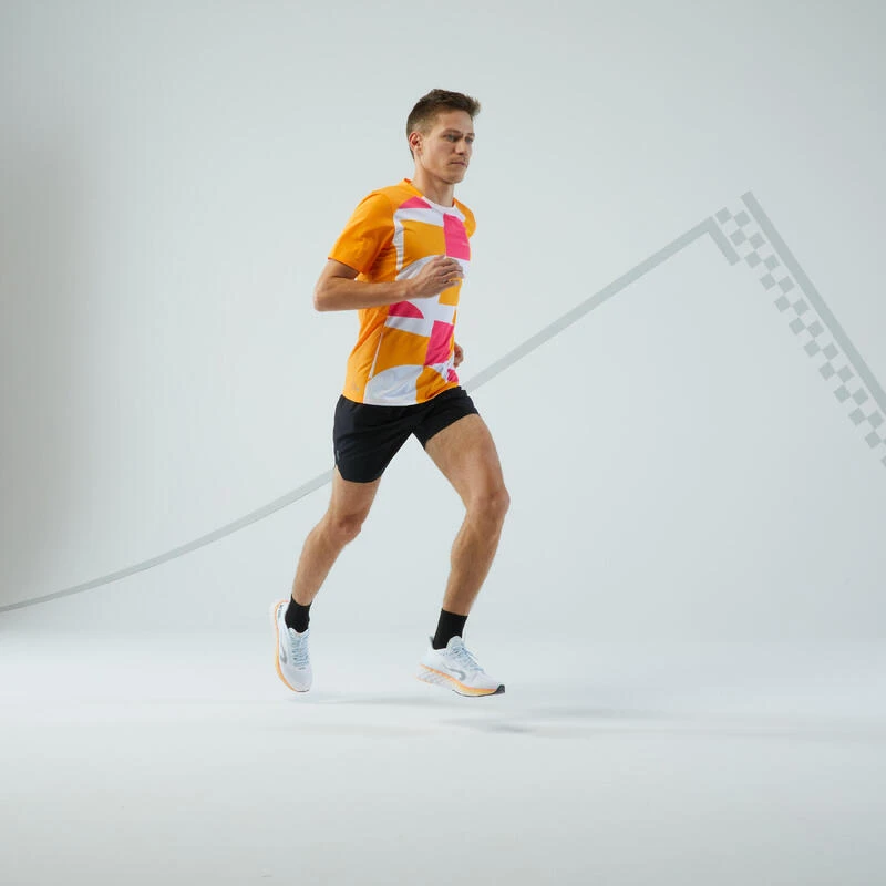 Ademend Hardloop T-shirt Voor Heren Light 6 Ademend Hardloop T-shirt Voor Heren Light - Afbeelding 6