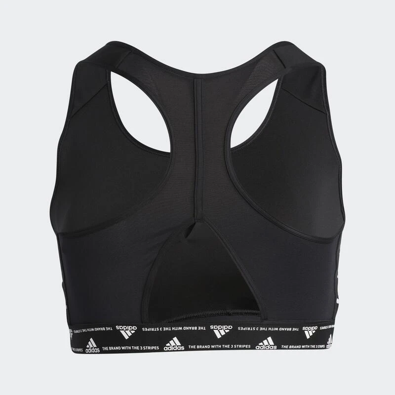 Adidas Powerreact Training Medium-Support 3-Stripes Beha (Grote Maat) 7 Adidas Powerreact Training Medium-Support 3-Stripes Beha (Grote Maat) - Afbeelding 7