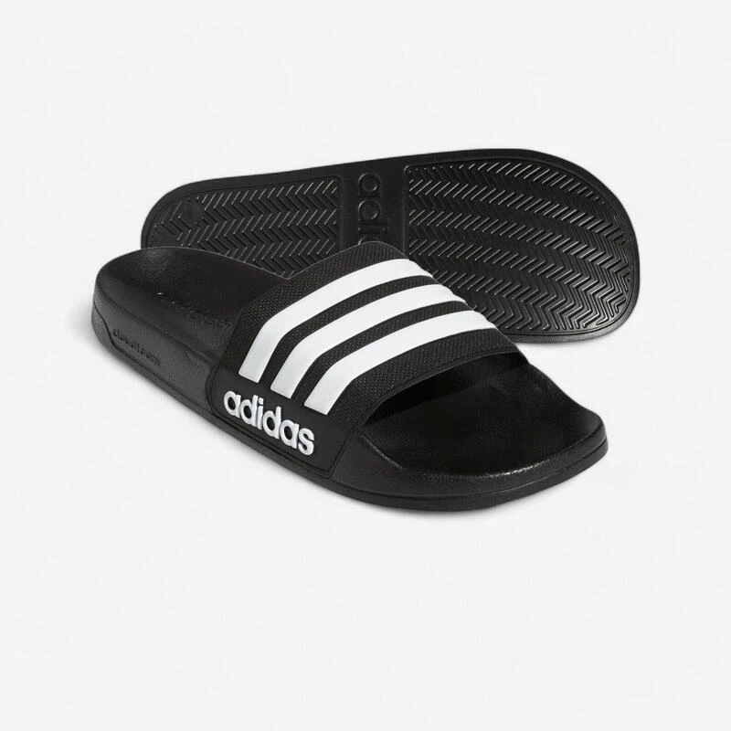 ADIDAS Badslippers Voor Zwembad Adilette Shower Zwart 1 ADIDAS Badslippers Voor Zwembad Adilette Shower Zwart