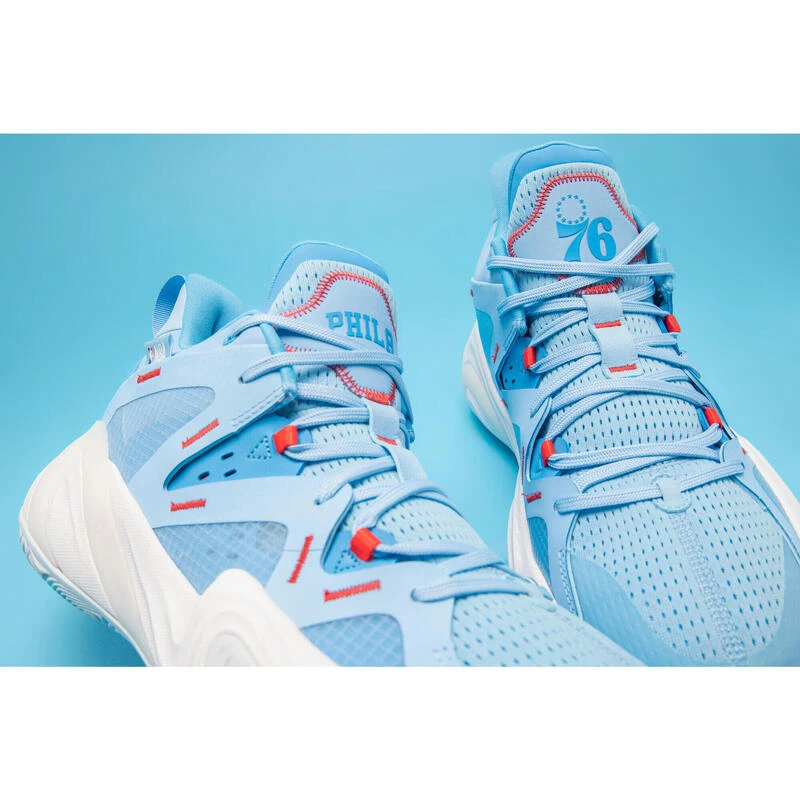 Basketbalschoenen Philadelphia Sixers Heren/dames NBA Mid-3 16 Basketbalschoenen Philadelphia Sixers Heren/dames NBA Mid-3 - Afbeelding 16