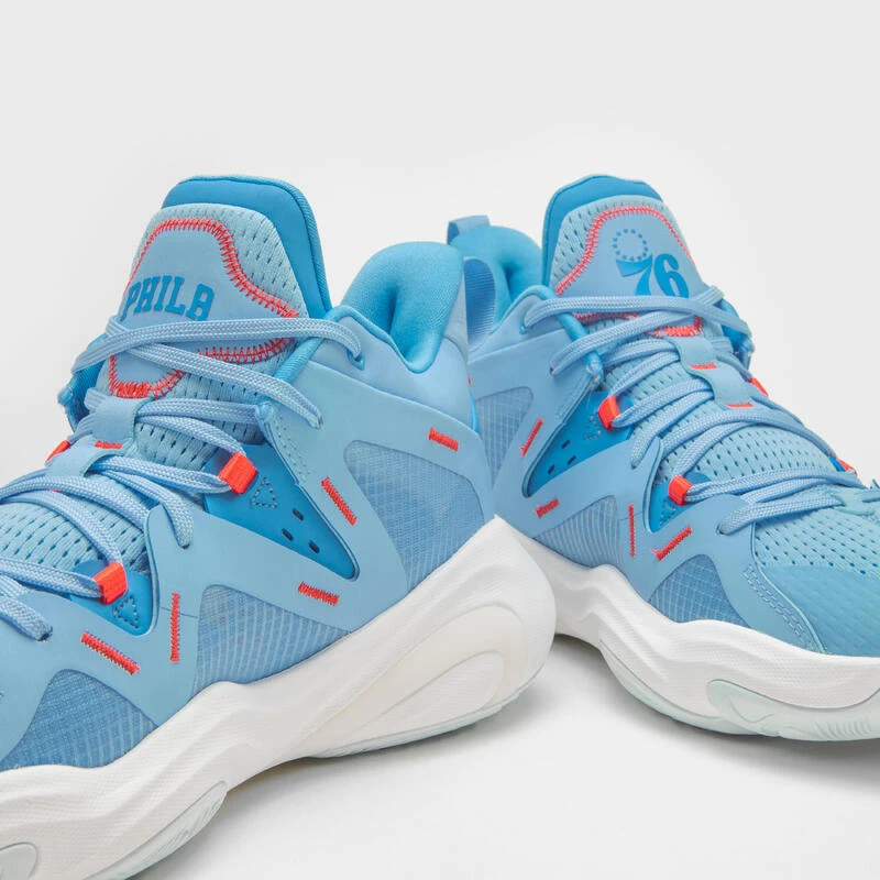 Basketbalschoenen Philadelphia Sixers Heren/dames NBA Mid-3 4 Basketbalschoenen Philadelphia Sixers Heren/dames NBA Mid-3 - Afbeelding 4