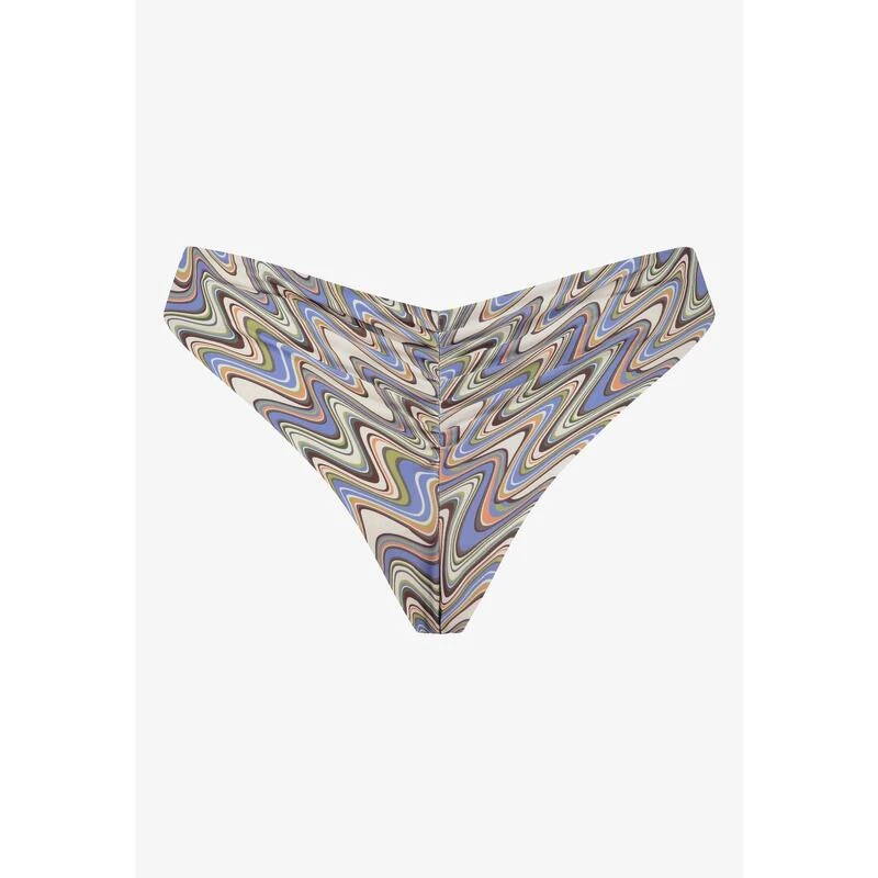 Bikini String Bottom Powerful Wavy - Paars - Bikini Broek Dames - Bikini Dames 4 Bikini String Bottom Powerful Wavy - Paars - Bikini Broek Dames - Bikini Dames - Afbeelding 4
