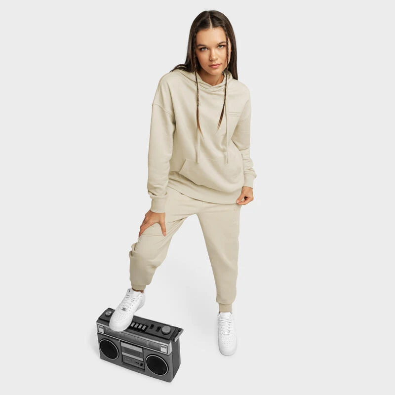 Broek Lifestyle SIROKO Sand-W Beige Dames 4 Broek Lifestyle SIROKO Sand-W Beige Dames - Afbeelding 4