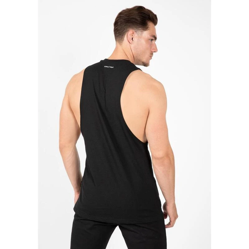 Gorilla Wear Cisco Drop Armhole Tank Top Black 2 Gorilla Wear Cisco Drop Armhole Tank Top Black - Afbeelding 2