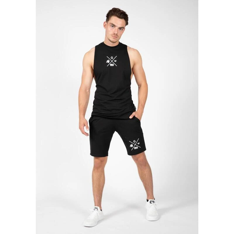Gorilla Wear Cisco Drop Armhole Tank Top Black 3 Gorilla Wear Cisco Drop Armhole Tank Top Black - Afbeelding 3