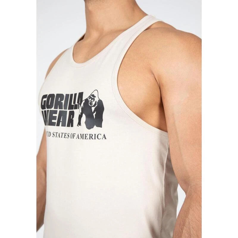Gorilla Wear Classic Tank Top - Beige 5 Gorilla Wear Classic Tank Top - Beige - Afbeelding 5