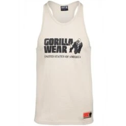 Gorilla Wear Classic Tank Top - Beige 11 Gorilla Wear Classic Tank Top - Beige -Regatta Verkoop classic tank top beige 5