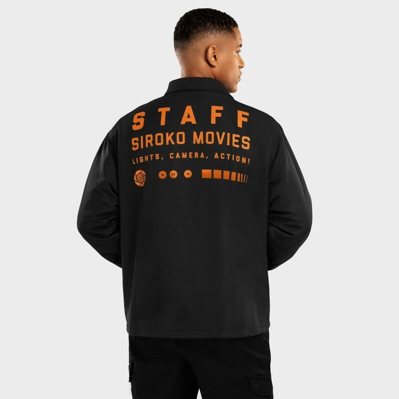 Coach Jas Surf SIROKO Siroko Movies Zwart Heren 2 Coach Jas Surf SIROKO Siroko Movies Zwart Heren - Afbeelding 2