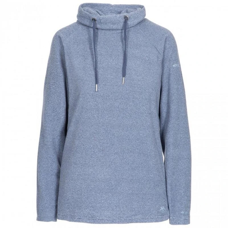 TRESPASS Dames Jeannie Fleece Hoodie (Blauw) 1 TRESPASS Dames Jeannie Fleece Hoodie (Blauw)
