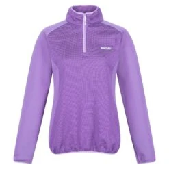 Regatta Dames/Dames Highton II Two Tone Half Zip Fleece (Licht Amethist)