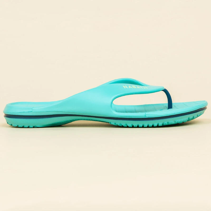 Teenslippers Voor Aan Het Zwembad Dames Tonga 500 Marineblauw Koraal 3 Teenslippers Voor Aan Het Zwembad Dames Tonga 500 Marineblauw Koraal - Afbeelding 3