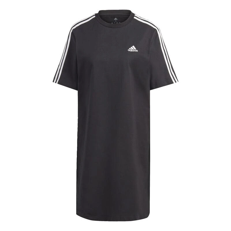 ADIDAS Essentials 3-Stripes Single Jersey Boyfriend T-shirtjurk 2 ADIDAS Essentials 3-Stripes Single Jersey Boyfriend T-shirtjurk - Afbeelding 2