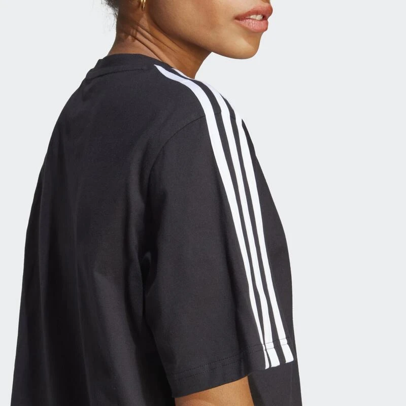 ADIDAS Essentials 3-Stripes Single Jersey Boyfriend T-shirtjurk 5 ADIDAS Essentials 3-Stripes Single Jersey Boyfriend T-shirtjurk - Afbeelding 5