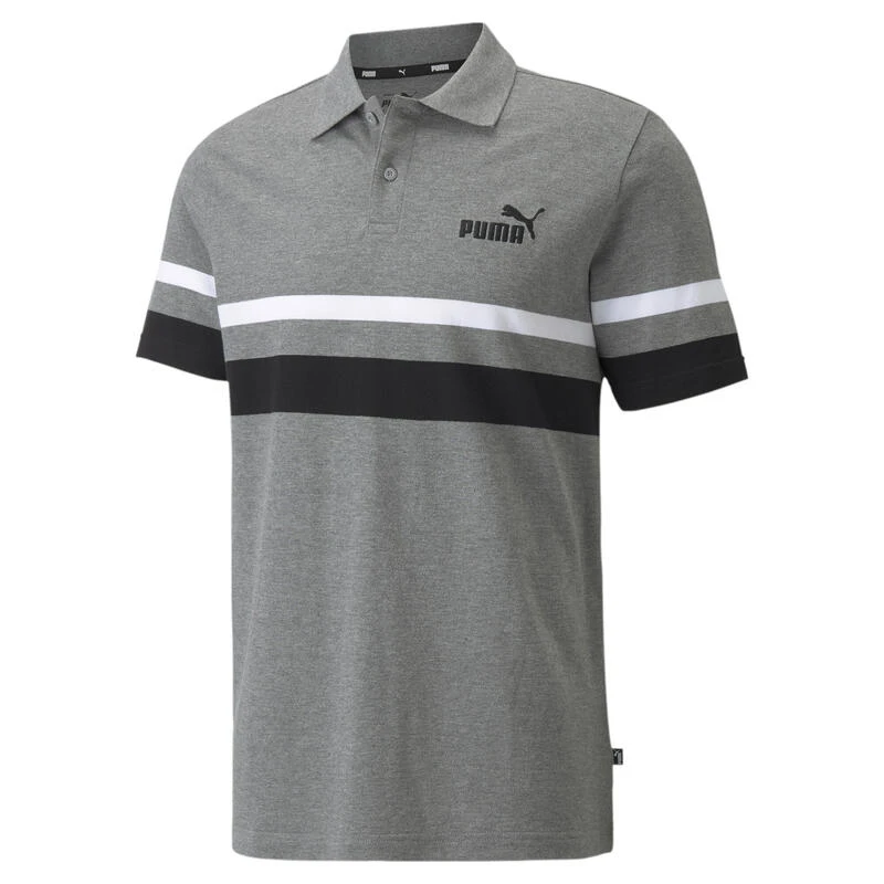Essentials Gestreept Poloshirt Voor Heren PUMA 1 Essentials Gestreept Poloshirt Voor Heren PUMA