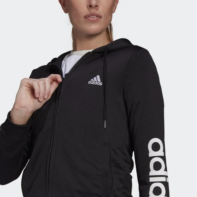 ADIDAS Essentials Logo French Terry Trainingspak 4 ADIDAS Essentials Logo French Terry Trainingspak - Afbeelding 4