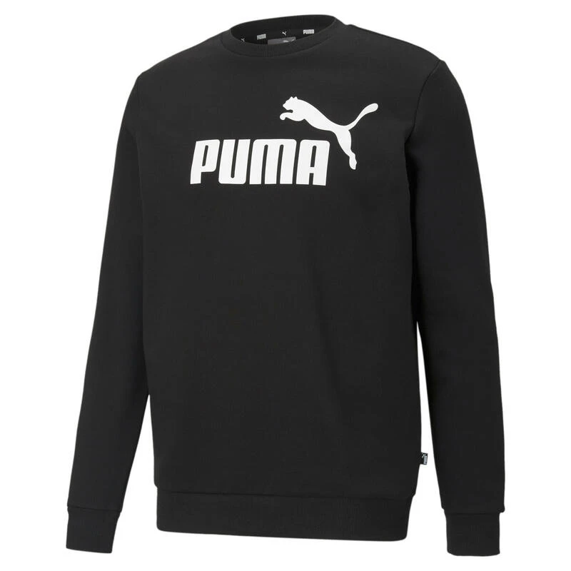 Essentials Sweater Met Ronde Hals En Groot Logo Heren PUMA 1 Essentials Sweater Met Ronde Hals En Groot Logo Heren PUMA