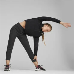 EVOSTRIPE Broek Met Hoge Taille Voor Dames PUMA 7 EVOSTRIPE Broek Met Hoge Taille Voor Dames PUMA -Regatta Verkoop evostripe broek met hoge taille voor dames puma 1