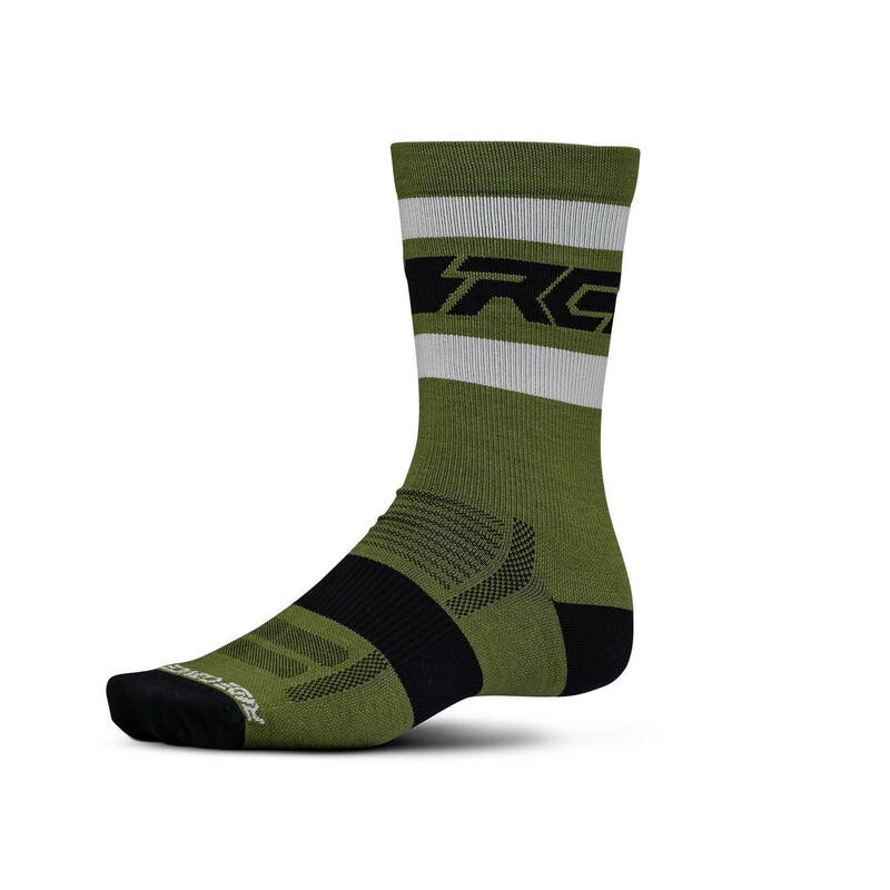 Ride Concepts Fifty/Fifty Merino Sokken - Olive 1 Ride Concepts Fifty/Fifty Merino Sokken - Olive