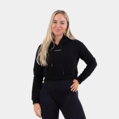 Fitness Crop Hoodie Dames - Zwart 5 Fitness Crop Hoodie Dames - Zwart -Regatta Verkoop fitness crop hoodie dames zwart 2