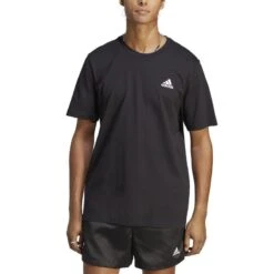 ADIDAS Fitness T-shirt Heren Zwart 11 ADIDAS Fitness T-shirt Heren Zwart -Regatta Verkoop fitness t shirt heren zwart 2