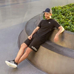 ADIDAS Fitness T-shirt Heren Zwart 14 ADIDAS Fitness T-shirt Heren Zwart -Regatta Verkoop fitness t shirt heren zwart 5