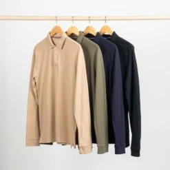 Golfpolo Met Lange Mouwen Voor Heren Jeansblauw 10 Golfpolo Met Lange Mouwen Voor Heren Jeansblauw -Regatta Verkoop golfpolo met lange mouwen voor heren mw500 marineblauw 4