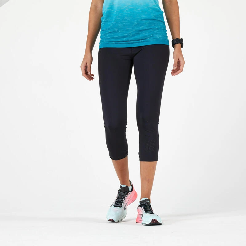 Hardlooptight Voor Dames Support Driekwartlengte Zwart 1 Hardlooptight Voor Dames Support Driekwartlengte Zwart