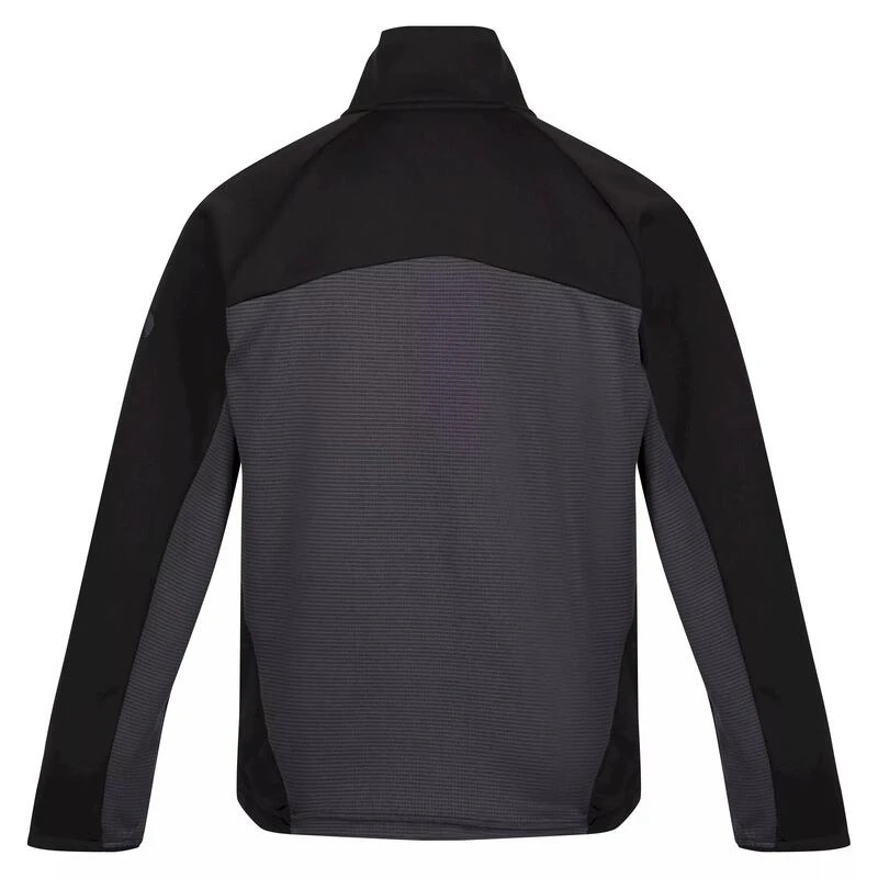 Regatta Heren Highton III Full Zip Fleece Jacket (Donkergrijs/Zwart) 2 Regatta Heren Highton III Full Zip Fleece Jacket (Donkergrijs/Zwart) - Afbeelding 2
