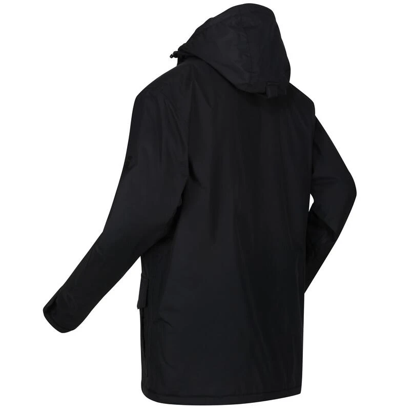 Regatta Heren Sterlings III Geïsoleerde Waterdichte Jas (Zwart) 3 Regatta Heren Sterlings III Geïsoleerde Waterdichte Jas (Zwart) - Afbeelding 3