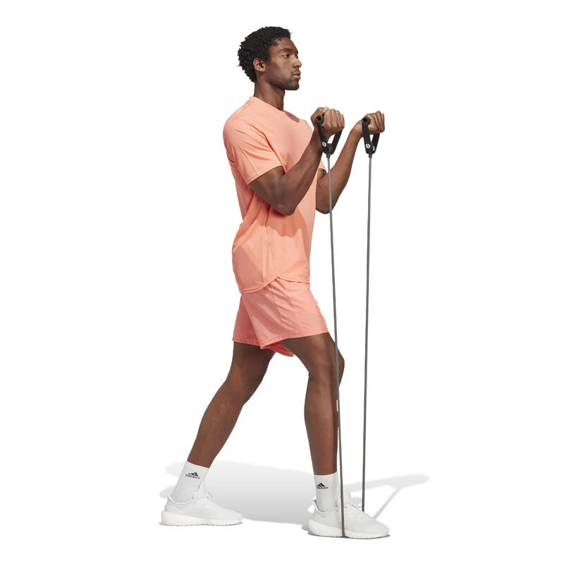 ADIDAS HERENSHIRT VOOR CARDIOFITNESS KORAAL 4 ADIDAS HERENSHIRT VOOR CARDIOFITNESS KORAAL - Afbeelding 4