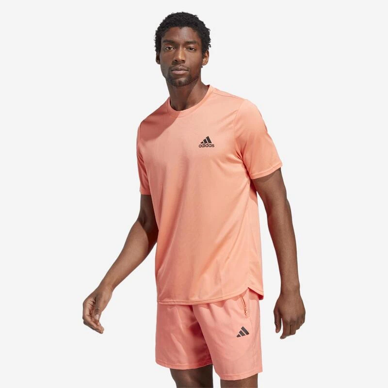 ADIDAS HERENSHIRT VOOR CARDIOFITNESS KORAAL 1 ADIDAS HERENSHIRT VOOR CARDIOFITNESS KORAAL