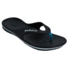 Herenteenslippers Voor Zwembad Tonga 500 Zwart/blauw/wit
