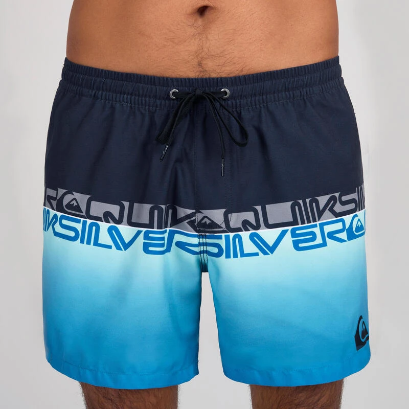 Quiksilver Korte Boardshort Voor Surfen Heren Zwart Blauw 6 Quiksilver Korte Boardshort Voor Surfen Heren Zwart Blauw - Afbeelding 6