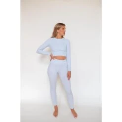 Lange Legging | Blauw 5 Lange Legging | Blauw -Regatta Verkoop lange legging blauw 1