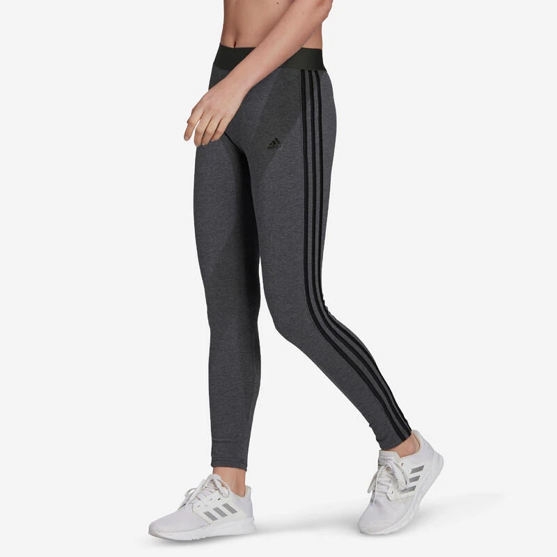 ADIDAS LEGGING VOOR FITNESS EN SOFT TRAINING DAMES GRIJS 1 ADIDAS LEGGING VOOR FITNESS EN SOFT TRAINING DAMES GRIJS