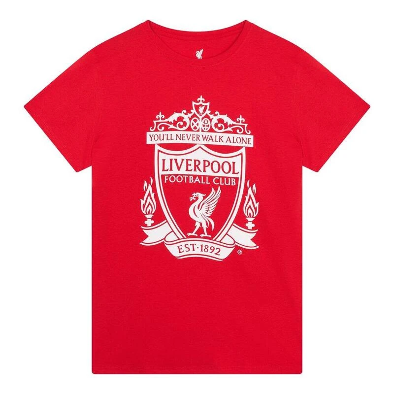 Liverpool FC Liverpool Logo T-shirt Senior - Rood 1 Liverpool FC Liverpool Logo T-shirt Senior - Rood