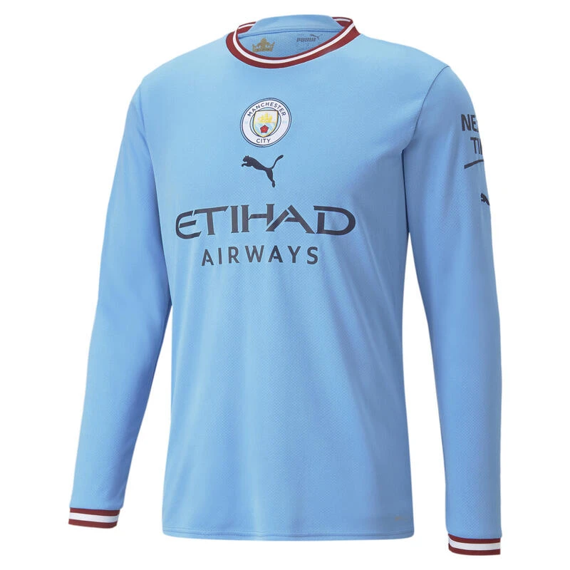 Manchester City FC Home 22/23 Replica-jersey Met Lange Mouwen Heren PUMA 1 Manchester City FC Home 22/23 Replica-jersey Met Lange Mouwen Heren PUMA