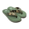 Mannen Braziliaanse Teenslippers Militair Groen Anti Slip Zool