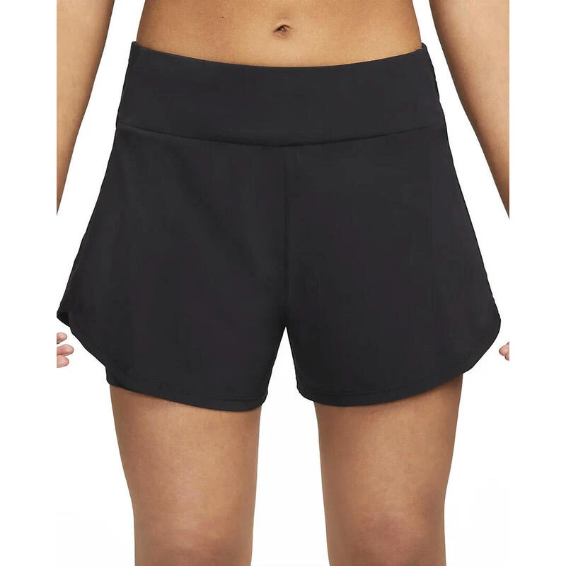 Nike Dri-FIT Bliss Mid-Rise Dames Runningshort 1 Nike Dri-FIT Bliss Mid-Rise Dames Runningshort
