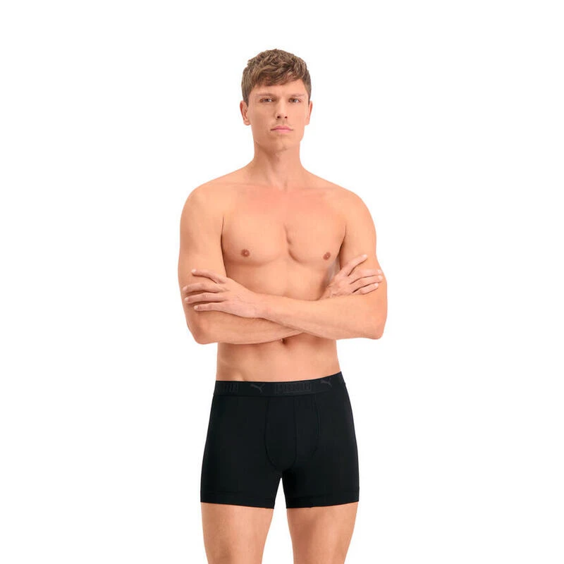 Puma Sport Boxershorts Microfiber 2-pack Zwart 3 Puma Sport Boxershorts Microfiber 2-pack Zwart - Afbeelding 3