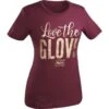 Rawlings GSW1 Vrouwen Gouden T-shirt S Maroon