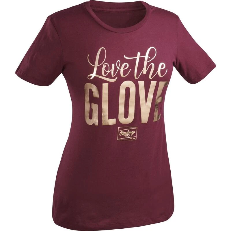Rawlings GSW1 Vrouwen Gouden T-shirt S Maroon 1 Rawlings GSW1 Vrouwen Gouden T-shirt S Maroon