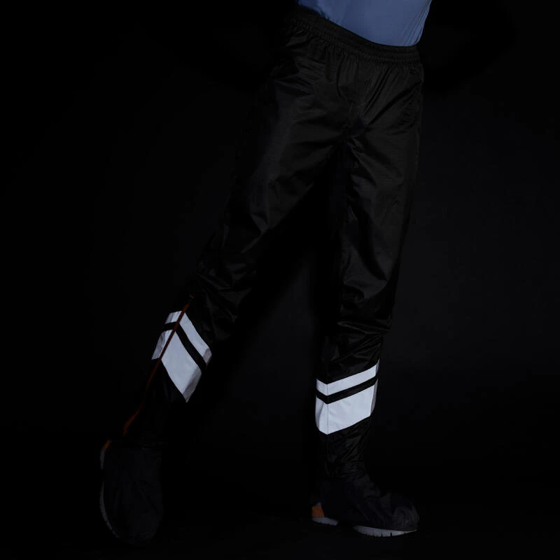 BTWIN Regenbroek Met Geïntegreerde Schoencovers Voor Op De Fiets 540 Dames Zwart 8 BTWIN Regenbroek Met Geïntegreerde Schoencovers Voor Op De Fiets 540 Dames Zwart - Afbeelding 8