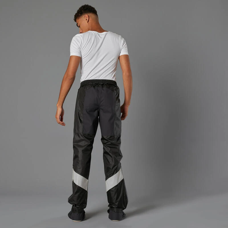 BTWIN Regenbroek Met Geïntegreerde Schoencovers Voor Op De Fiets 540 Heren Zwart 3 BTWIN Regenbroek Met Geïntegreerde Schoencovers Voor Op De Fiets 540 Heren Zwart - Afbeelding 3