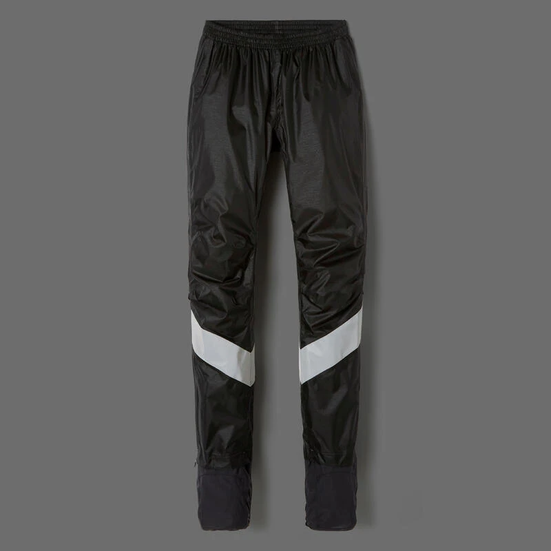 BTWIN Regenbroek Met Geïntegreerde Schoencovers Voor Op De Fiets 540 Heren Zwart 8 BTWIN Regenbroek Met Geïntegreerde Schoencovers Voor Op De Fiets 540 Heren Zwart - Afbeelding 8