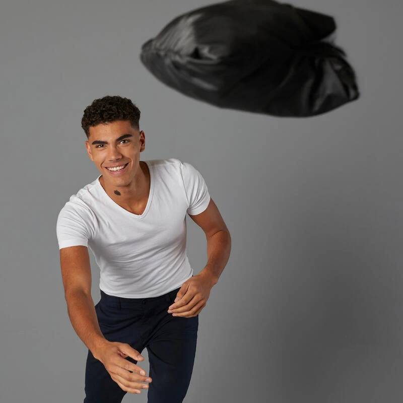 BTWIN Regenbroek Met Geïntegreerde Schoencovers Voor Op De Fiets 540 Heren Zwart 10 BTWIN Regenbroek Met Geïntegreerde Schoencovers Voor Op De Fiets 540 Heren Zwart - Afbeelding 10