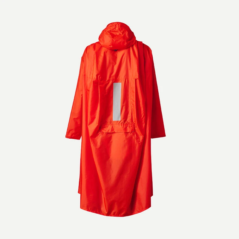 Quechua Regenponcho Voor Trekking MT900 Rood 75 Liter S/M 2 Quechua Regenponcho Voor Trekking MT900 Rood 75 Liter S/M - Afbeelding 2