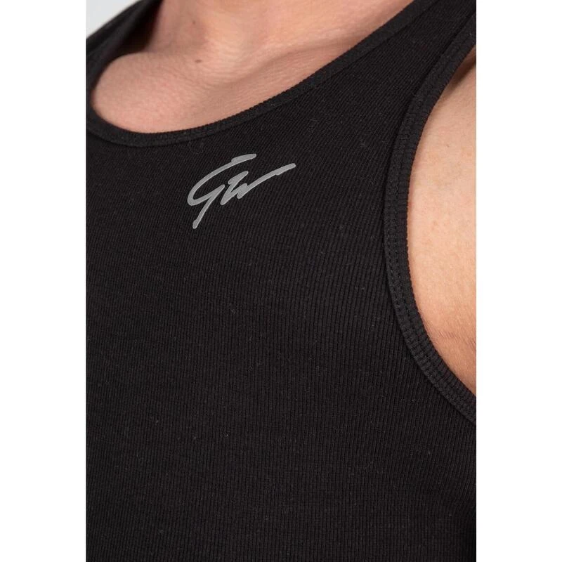 Gorilla Wear Richmond Rib Tank Top Black/Gray 3 Gorilla Wear Richmond Rib Tank Top Black/Gray - Afbeelding 3
